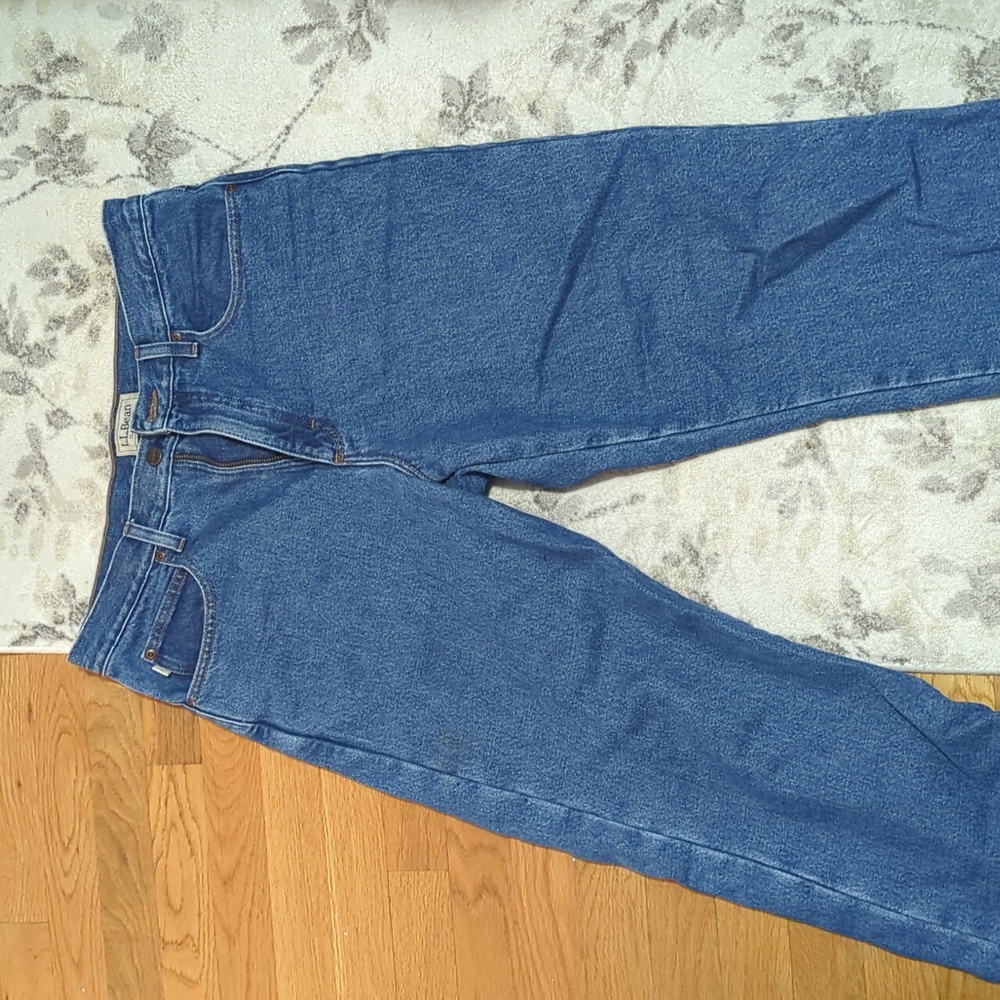 Flannel lined jeans
